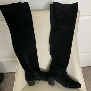 Stuart Weitzman black over the knee boots